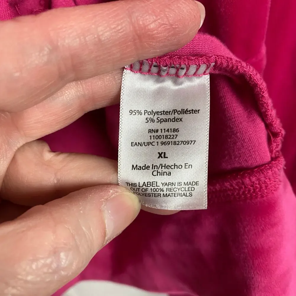 Juicy Couture Vintage Hot Pink Velour Track Suit Pants Sz.M Jacket Sz.XL - Picture 16 of 16